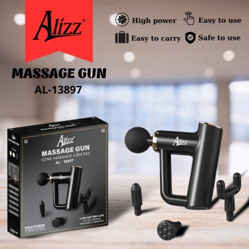 Súng Massage Cầm tay 4 Đầu ALIZZ AL-13897 (Full VAT)