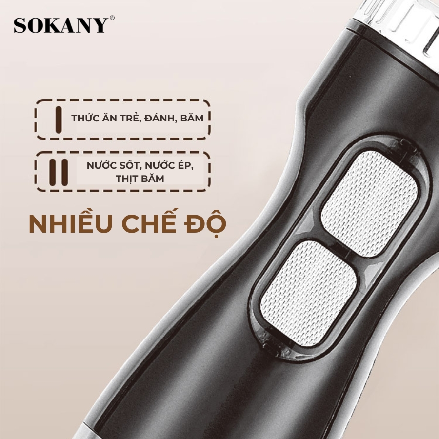 Bộ Máy Xay 1000W 3 Trong 1 SOKANY SKN-14017