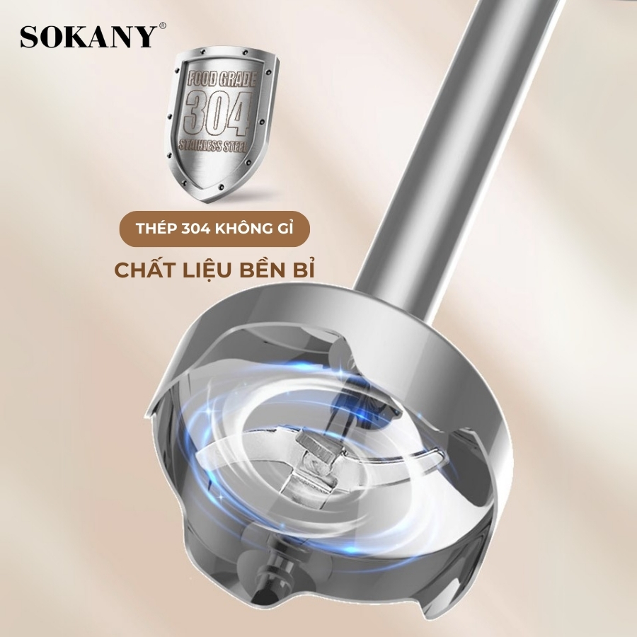 Bộ Máy Xay 1000W 3 Trong 1 SOKANY SKN-14017