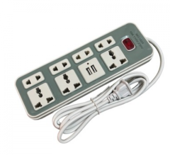 Ổ Cắm Điện 7 Lỗ 2 Cổng USB (1524) Dây 1.5 m 