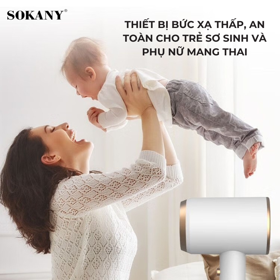 Máy Sấy Tóc 2 Chiều Nóng Lạnh 800W SOKANY SKN-14067
