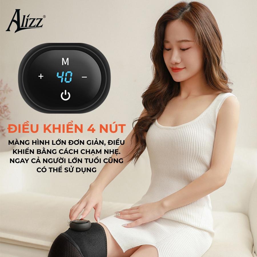 Máy massage đầu gối ALIZZ AL-14033 hỗ trợ giảm đau nhức