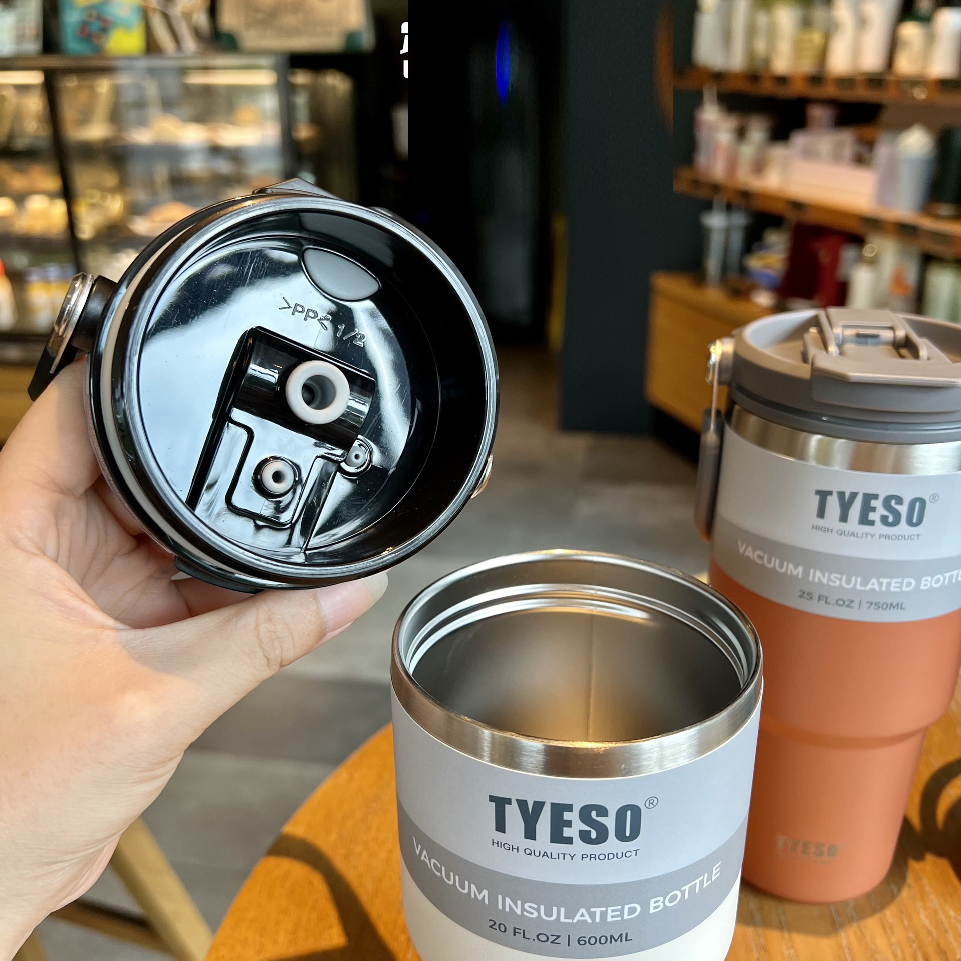 Ly giữ nhiệt cao cấp Tyeso V2 600ml