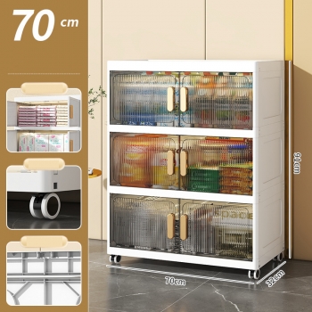 Tủ Nhựa Gấp Gọn 3 Tầng TD 70cm