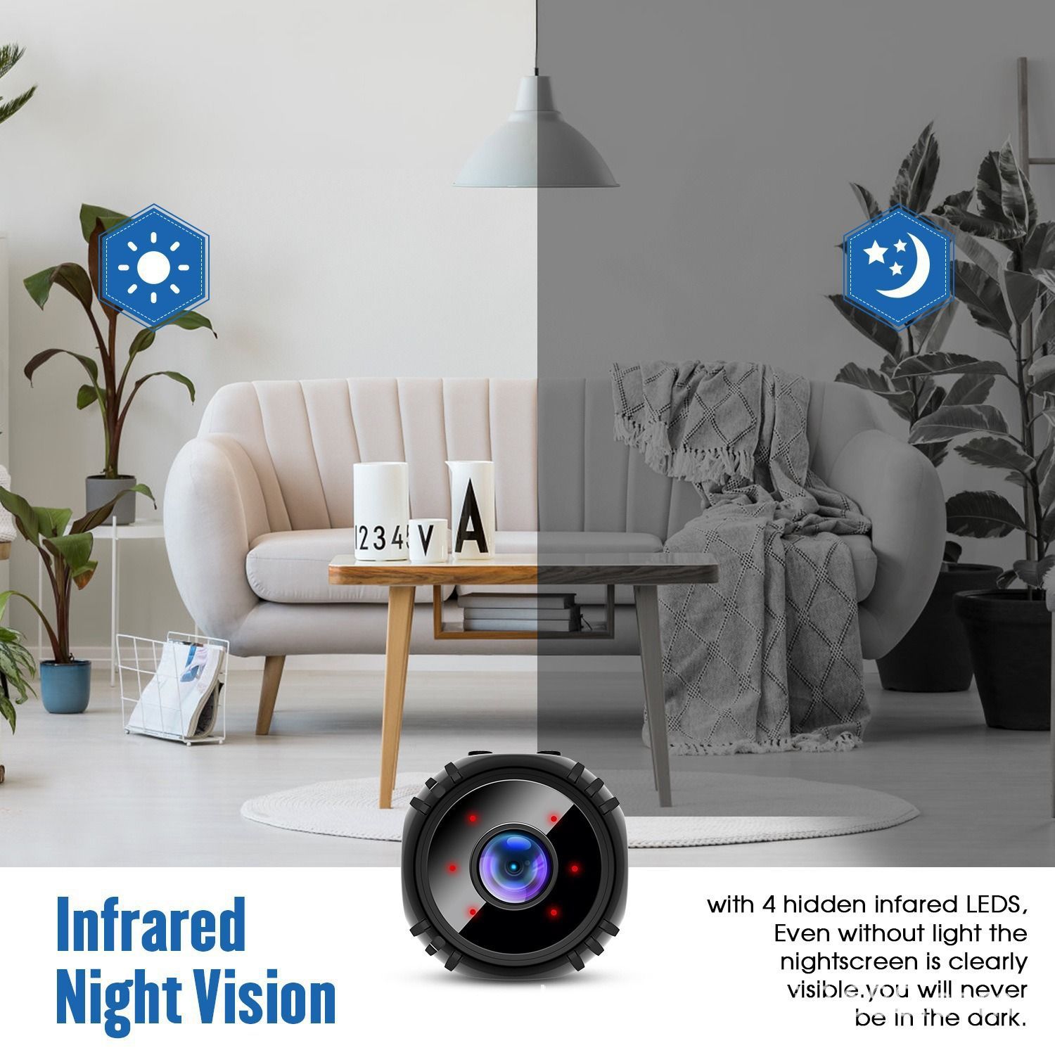 Camera Wifi Mini W8 ( 720p )- App VI365-Ngụy Trang