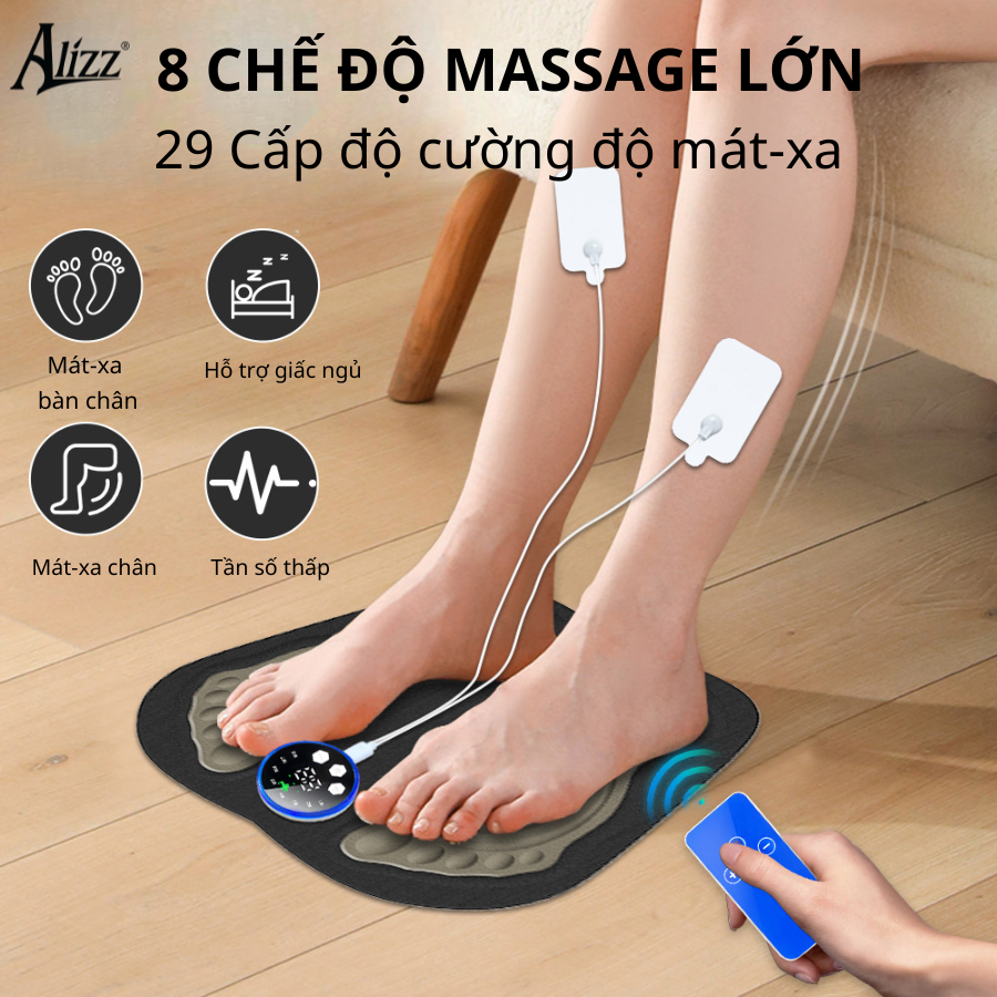 Thảm Lót Massage Chân ALIZZ AL-14035 Giảm Đau Thư Giãn