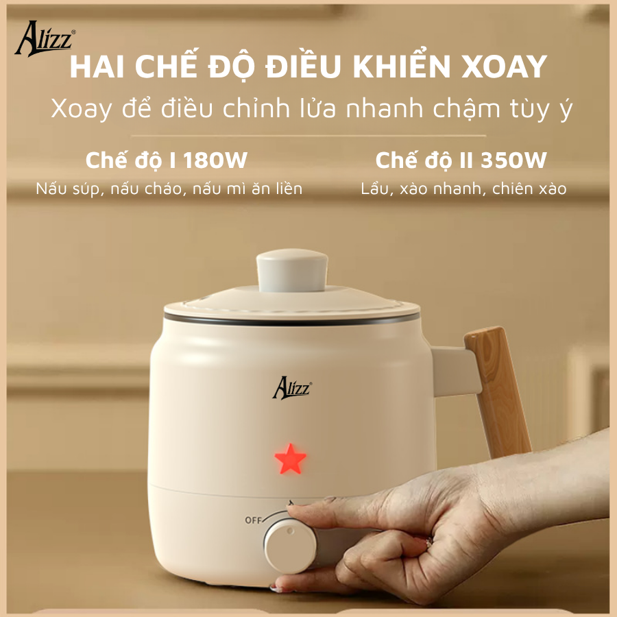 Nồi nấu mì 2 tầng ALIZZ AL-14502