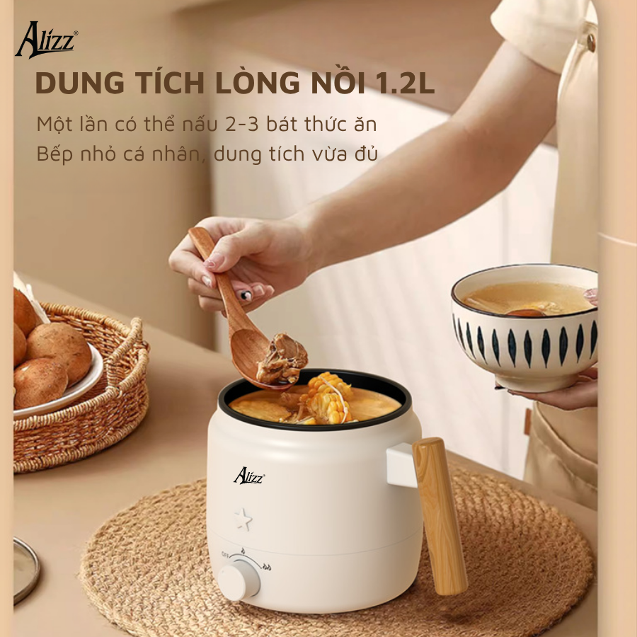 Nồi nấu mì 2 tầng ALIZZ AL-14502