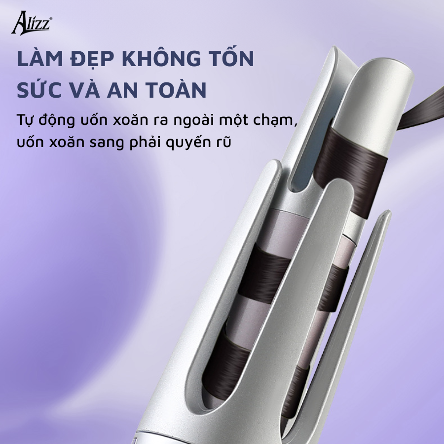 Máy Uốn Tóc Tự Động Không Dây Trục 32mm ALIZZ AL-14545