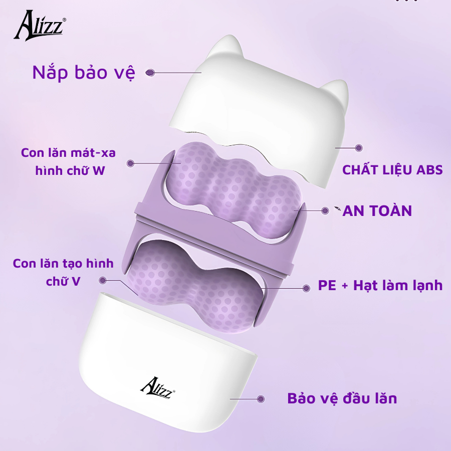 Con Lăn Đá Lạnh Massage Da Mặt AL14402