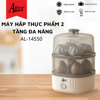 Máy hấp thực phẩm 2 tầng đa năng ALIZZ AL-14550