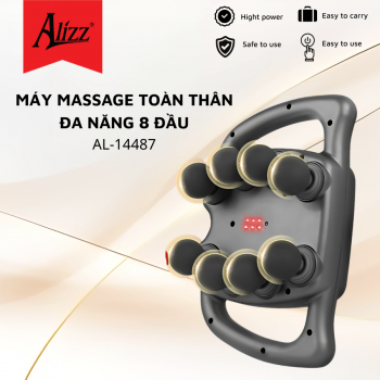 Máy massage toàn thân đa năng 8 đầu ALIZZ AL-14487