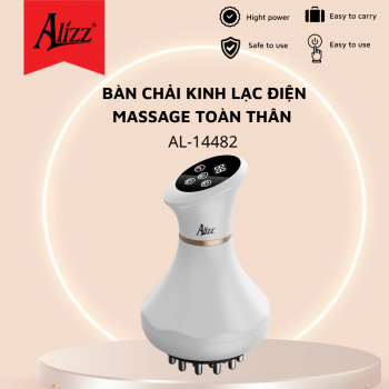 Bàn chải kinh lạc điện massage toàn thân ALIZZ AL-14482