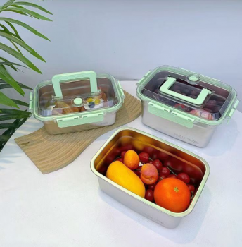 Hộp Đựng Cơm Trưa Bằng Thép Không Gỉ 1000ml