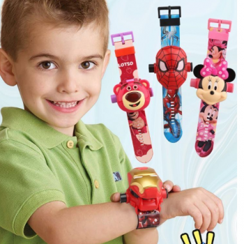 Đồng Hồ Chiếu Hình Nhân Vật Hoạt Hình Cho Bé