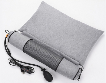 Gối Chườm Ấm Cổ Gáy Ngải Cứu kèm Bơm & Điều Khiển