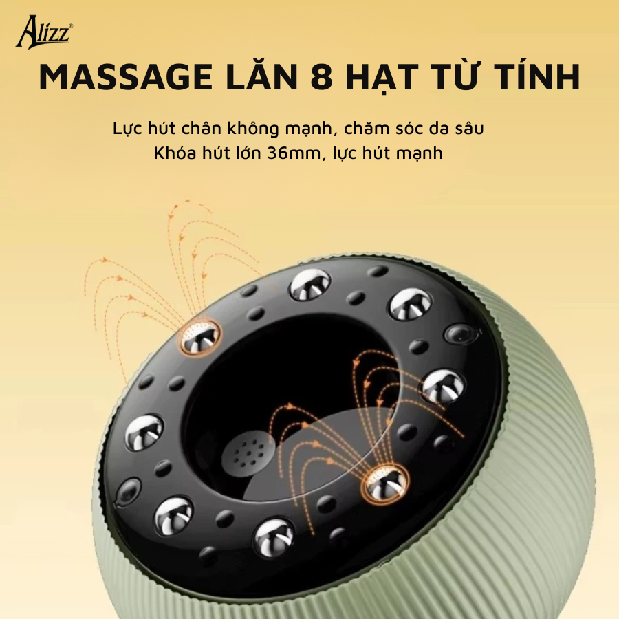 Máy Massage Kinh Lạc Giác Hơi Cầm Tay ALLZZ -AL 14536