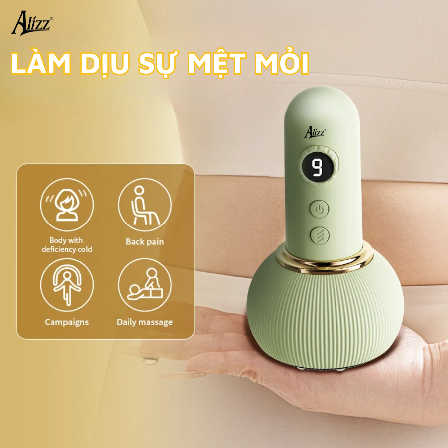 Máy Massage Kinh Lạc Giác Hơi Cầm Tay ALLZZ -AL 14536