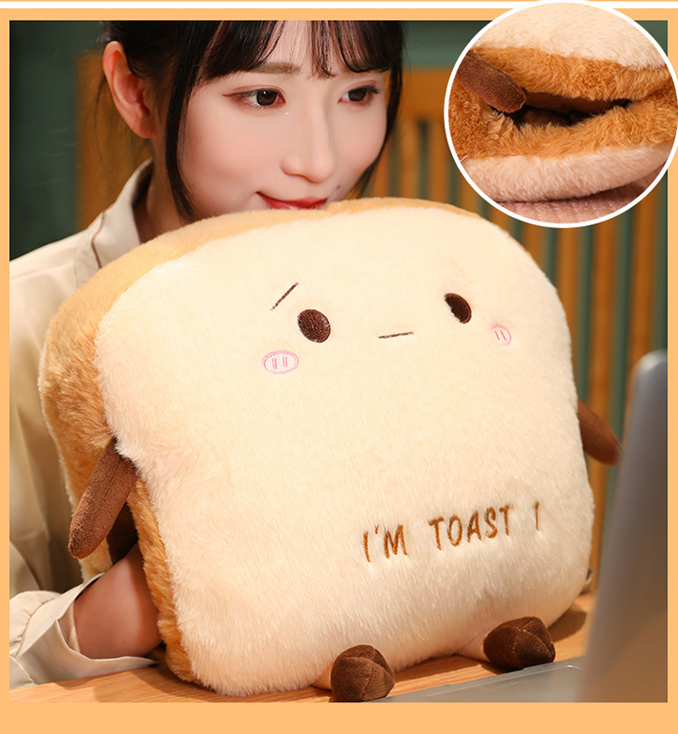 Gối Ngủ Văn Phòng Hình Bánh Mì Nướng