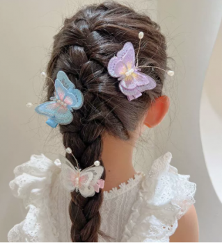 Set 2 Kẹp Tóc Bươm Bướm