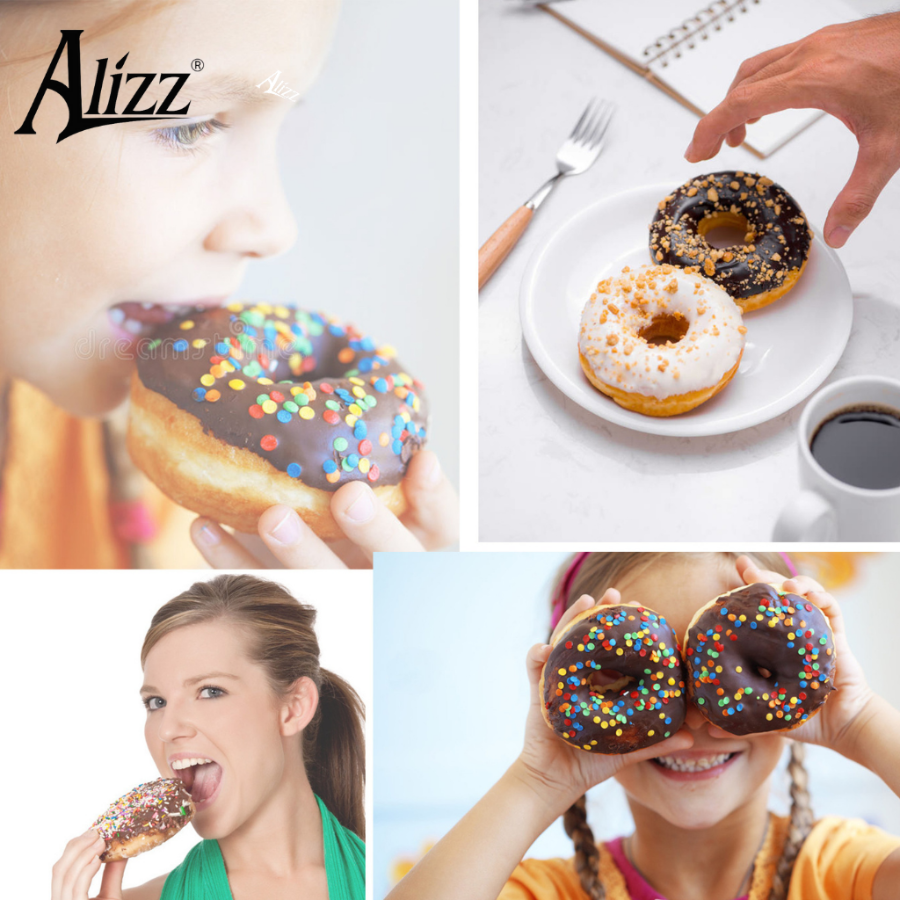 Máy Làm Bánh Donut Mini 16 Ngăn Alizz