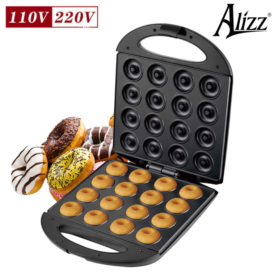 Máy Làm Bánh Donut Mini 16 Ngăn Alizz