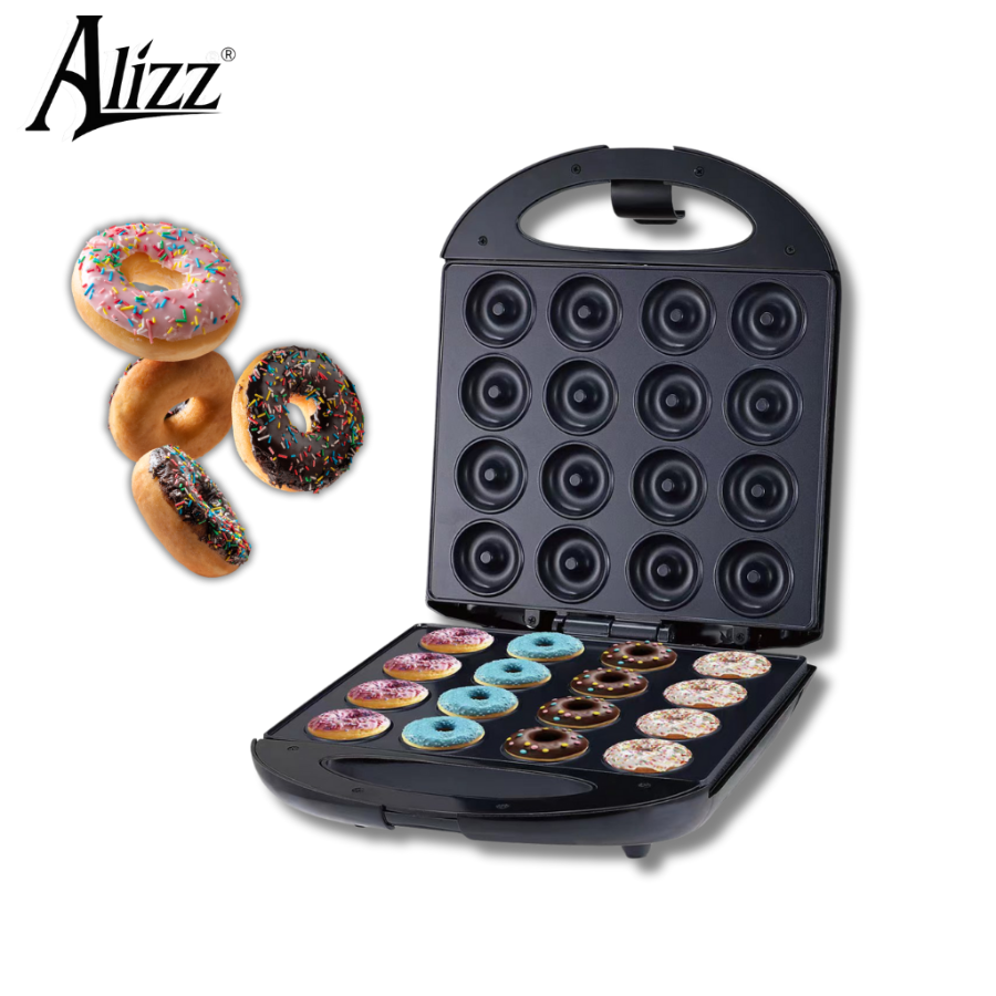 Máy Làm Bánh Donut Mini 16 Ngăn Alizz