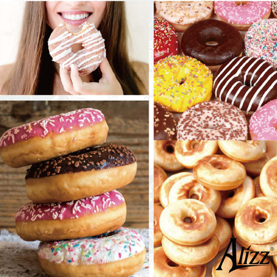 Máy Làm Bánh Donut Mini 16 Ngăn Alizz