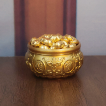  Bát Phúc 4 cm Đựng 100 Thỏi Vàng Trang Trí Tết
