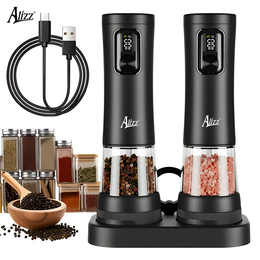 Máy Xay Tiêu Sạc Điện 2 IN 1 AL-15095