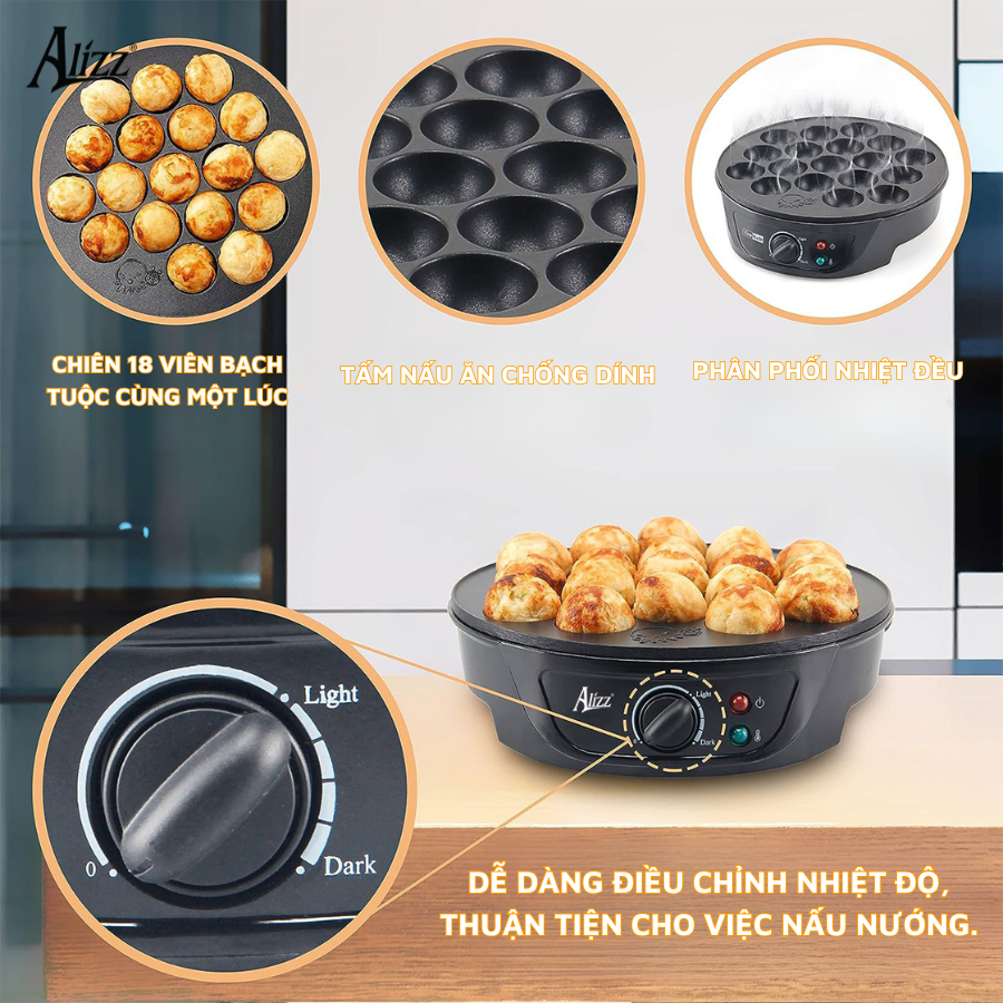 Máy Làm Bánh Takoyaki AL-15112