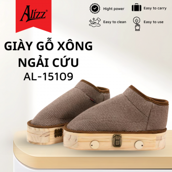 Giày Gỗ Xông Ngải Cứu AL-15109