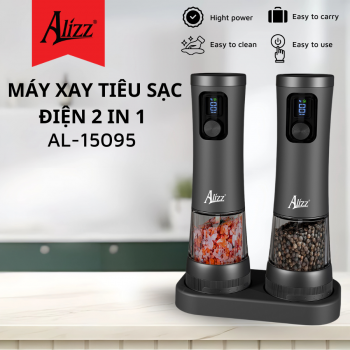 Máy Xay Tiêu Sạc Điện 2 IN 1 AL-15095 