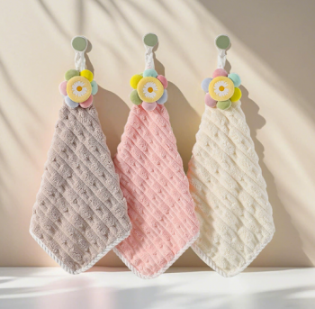 Khăn Lau Tay Họa Tiết Hoa Hướng Dương