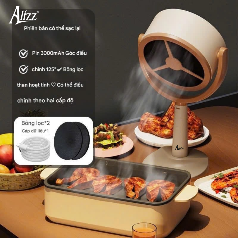Máy Hút Mùi Để Bàn Mini ALIZZ - 14837