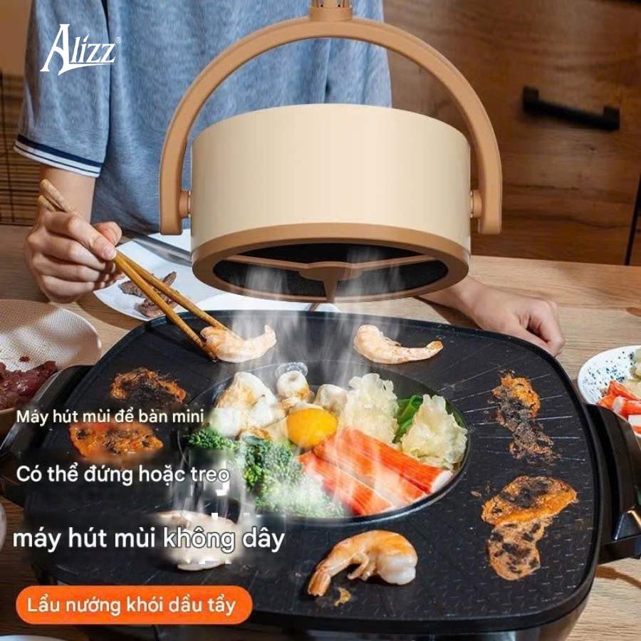 Máy Hút Mùi Để Bàn Mini ALIZZ - 14837
