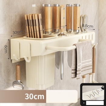 Giá Đựng Dụng Cụ Nhà Bếp Dán Tường 1 Ống