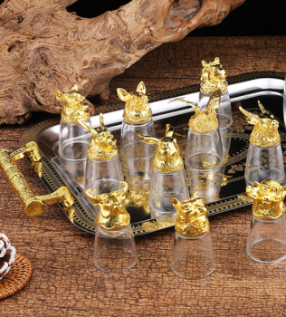 Bộ Ly Rượu 12 Con Giáp