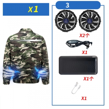 Combo 1 Áo 1 Bộ Phụ Kiện Điều Hòa Kèm Pin 30.000mAH