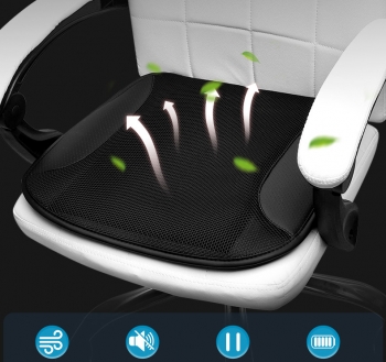 Đệm Ghế Văn Phòng Mùa Hè Có Quạt Thông Gió