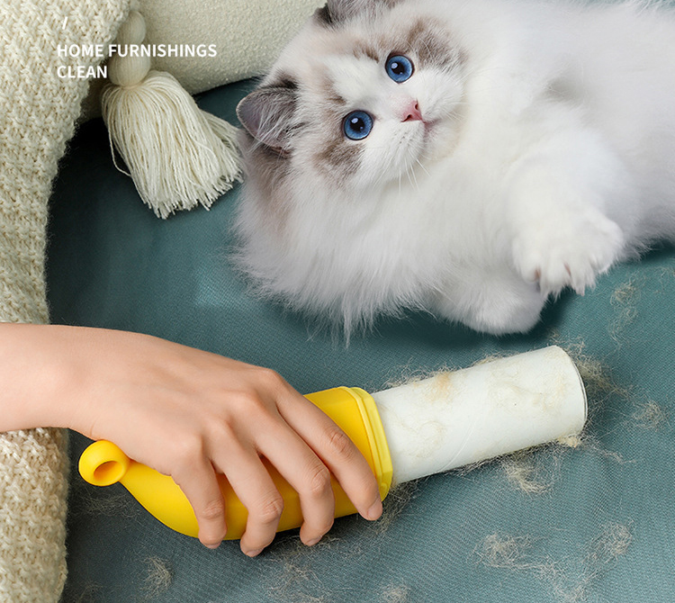 Con Lăn Xơ Vải Hình Chuối 2 Đầu