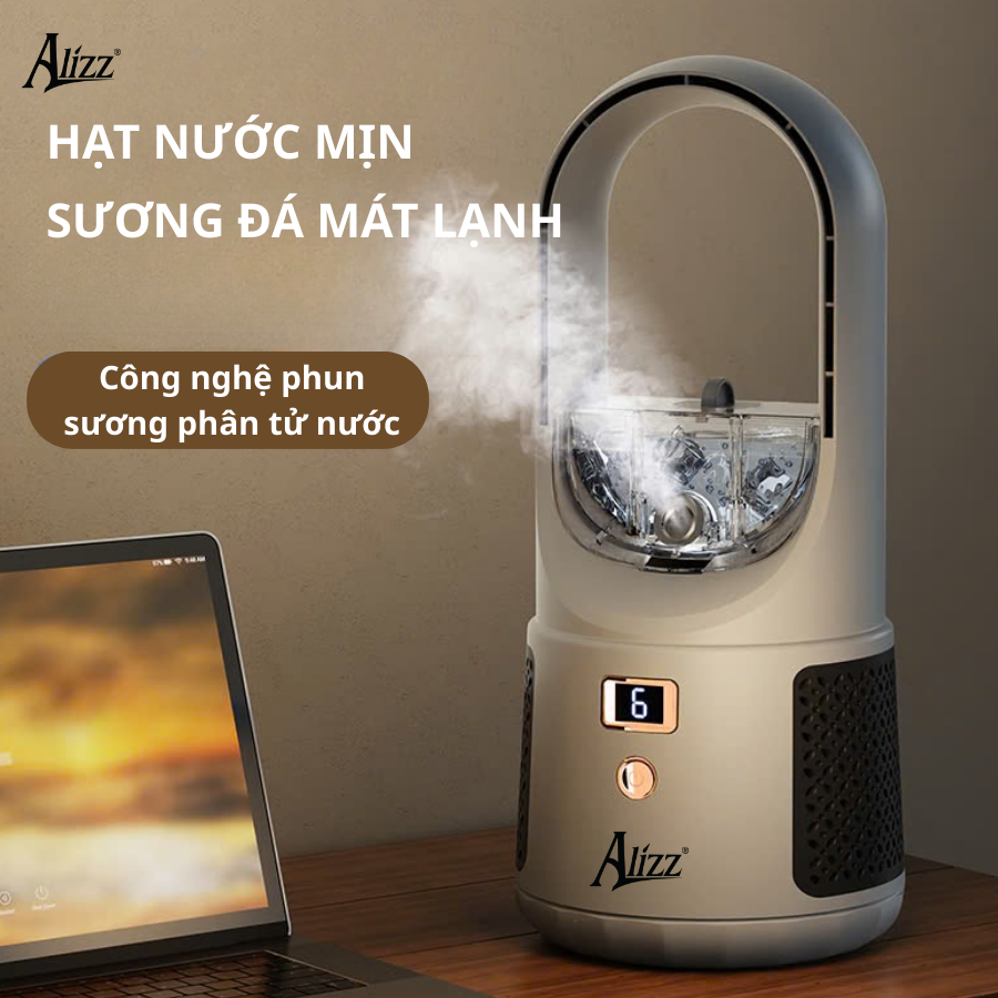 Quạt điều hòa không khí ALIZZ AL-14222 USB đa chức năng