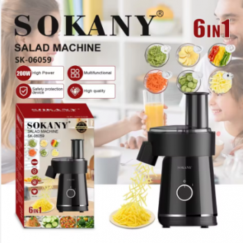 Máy Cắt Rau Củ 6in1 Đa Năng SOKANY-15168 SK-06059 