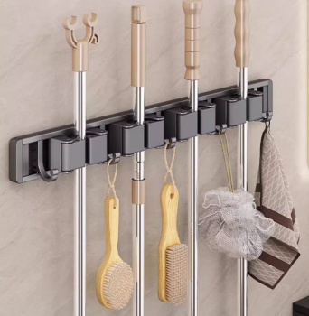 Giá Treo Chổi Lau Nhà Gắn Tường Không Cần Khoan