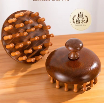 Lược Gỗ Đàn Hương Massage Đầu 