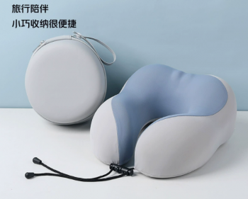 Gối Kê Cổ Hình Chữ U Kèm Túi Đựng EVA
