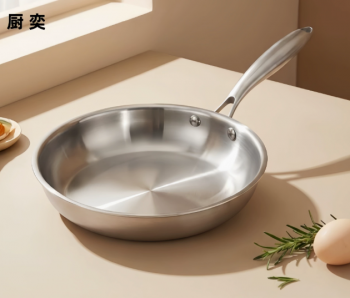 Chảo Đáy Phẳng Inox 304 Thép 3 Lớp 26cm