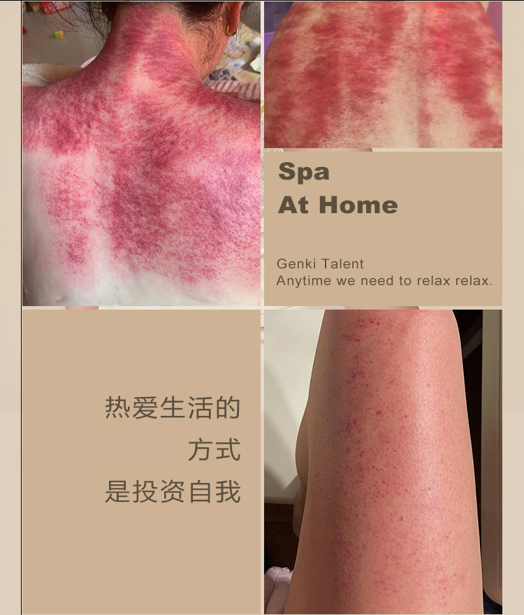 Dao Cạo Gió Đồng Thau Nguyên Chất Cán Gỗ (Kèm 10ml Tinh Dầu)