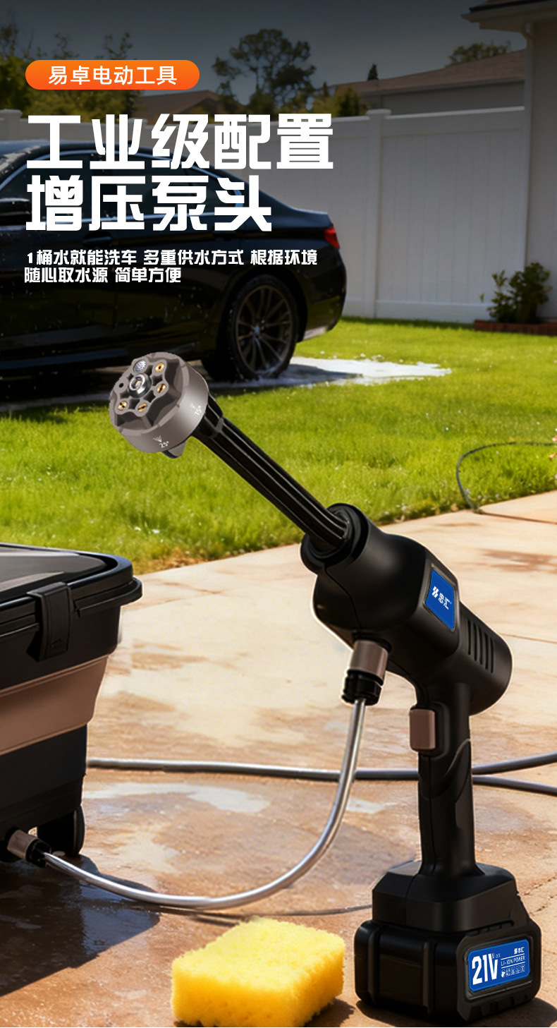 Súng Phun Nước Rửa Xe Áp Lực Cao Lõi Đồng
