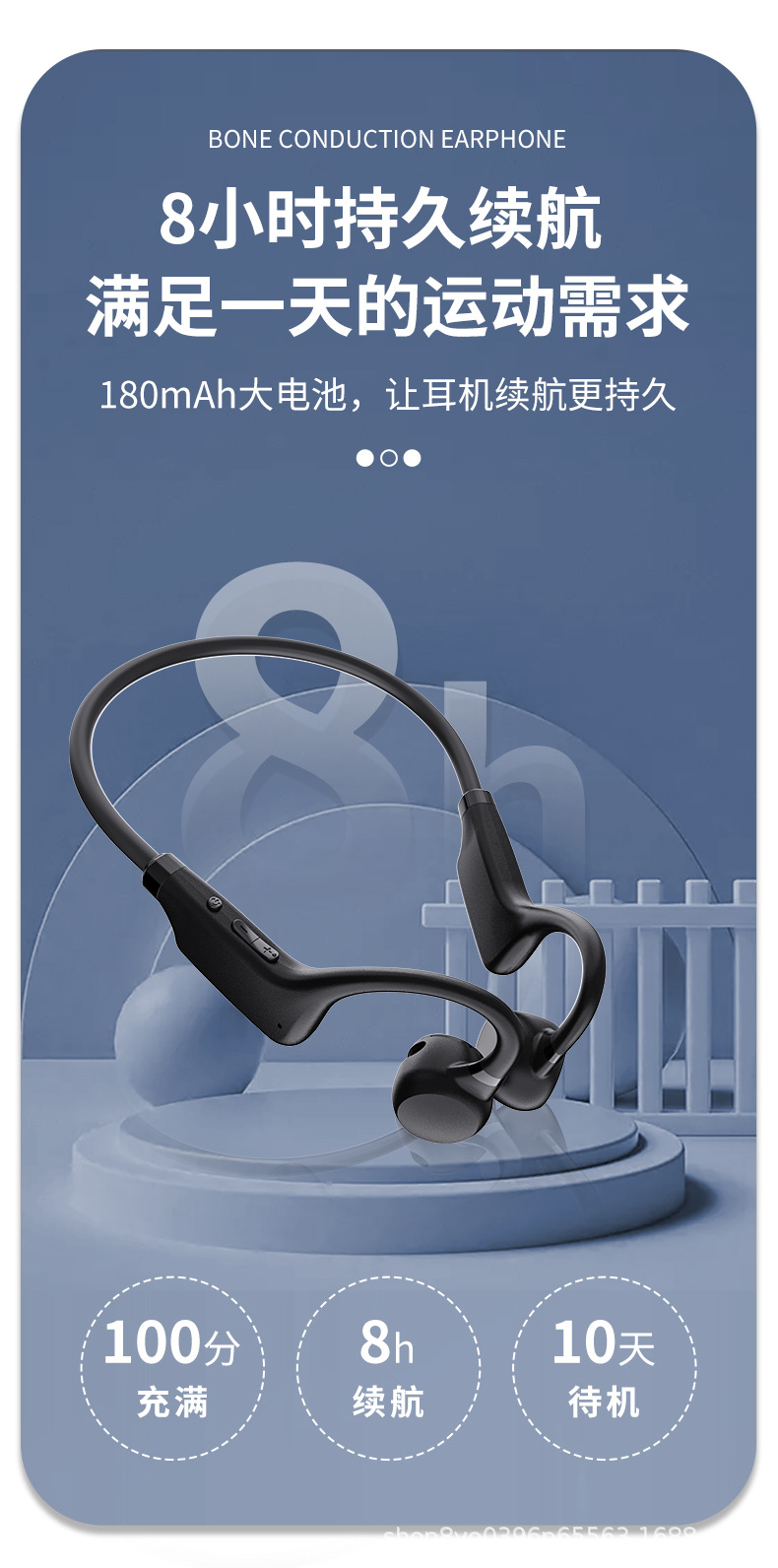Tai Nghe Bluetooth Thể Thao Móc Tai